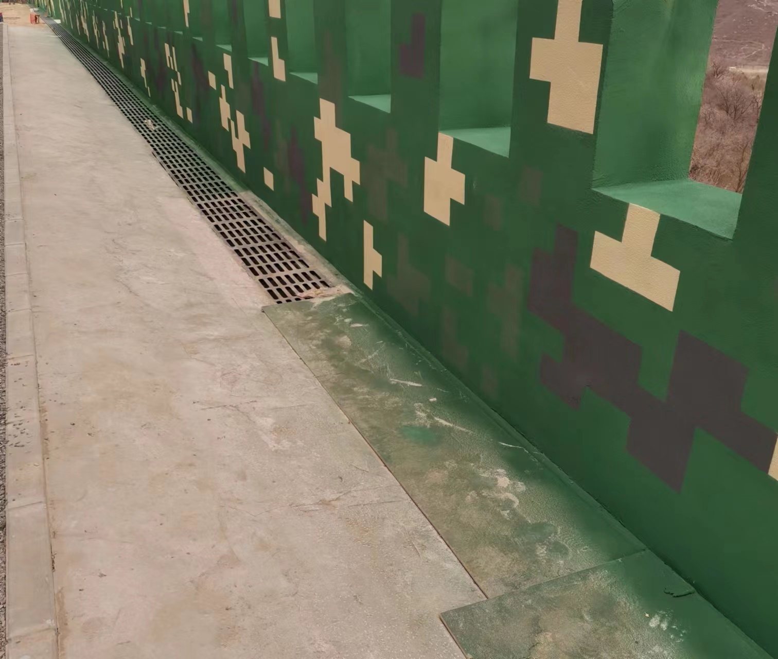 黄浦围墙迷彩喷涂,数迷彩漆